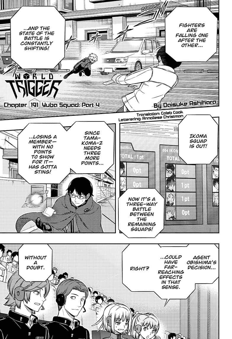 World Trigger Chapter 191 page 1 - Chapter 191