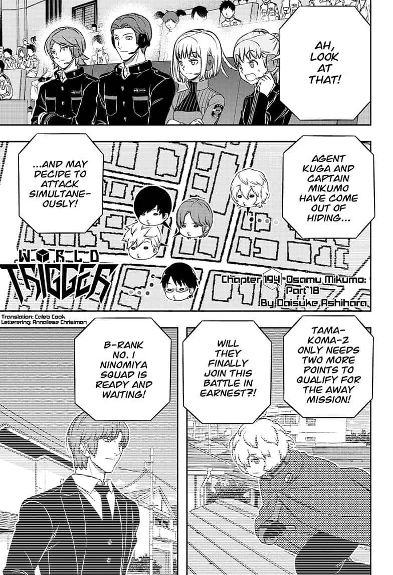 World Trigger Chapter 194 page 1 - Chapter 194