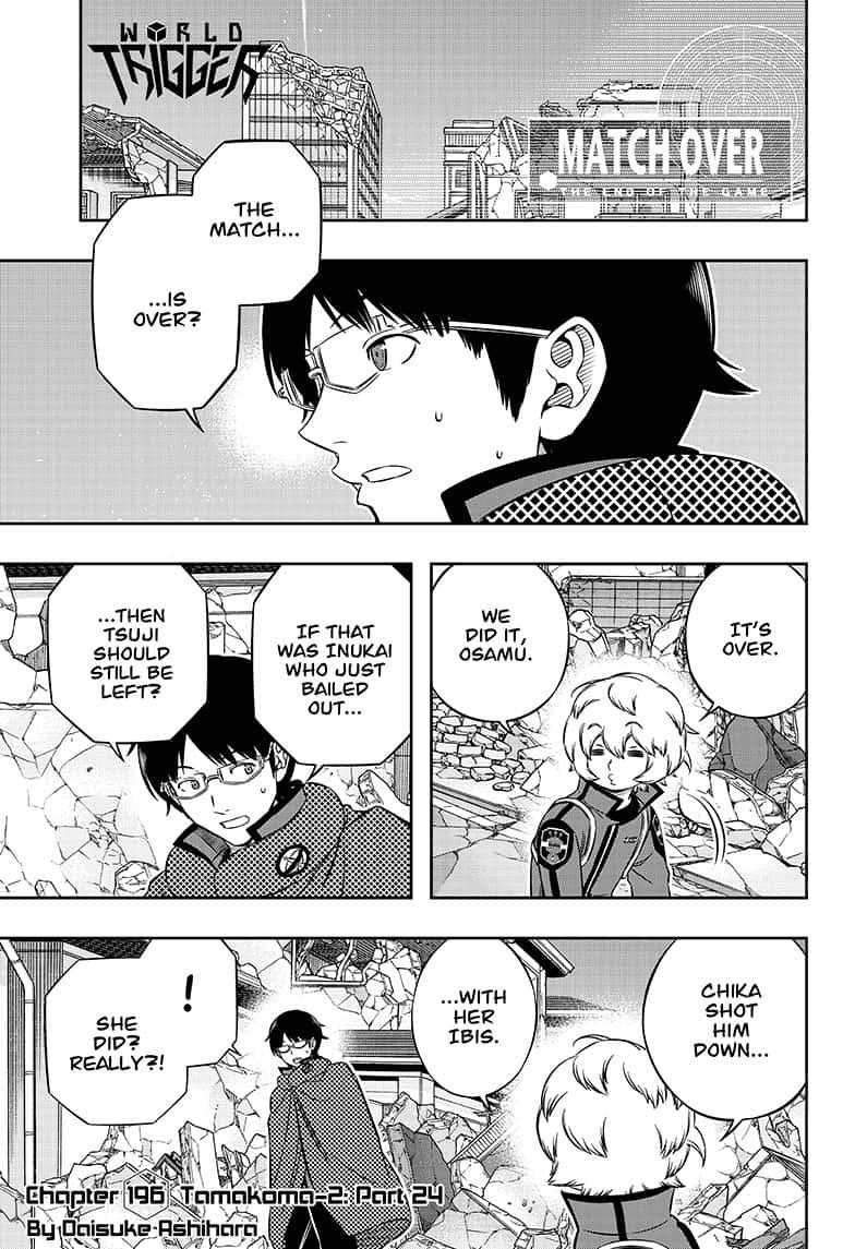 World Trigger Chapter 196 page 1 - Chapter 196