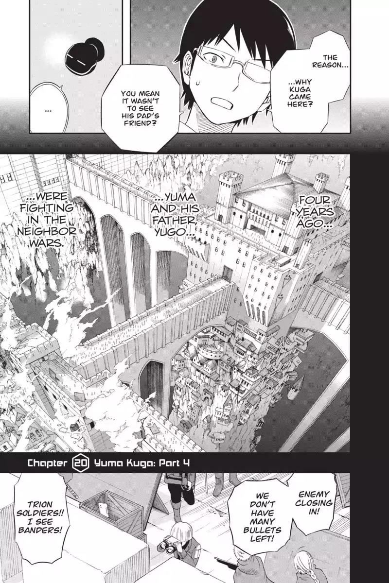 World Trigger Chapter 20 page 1 - Chapter 20: Yuma Kuga: Part 4