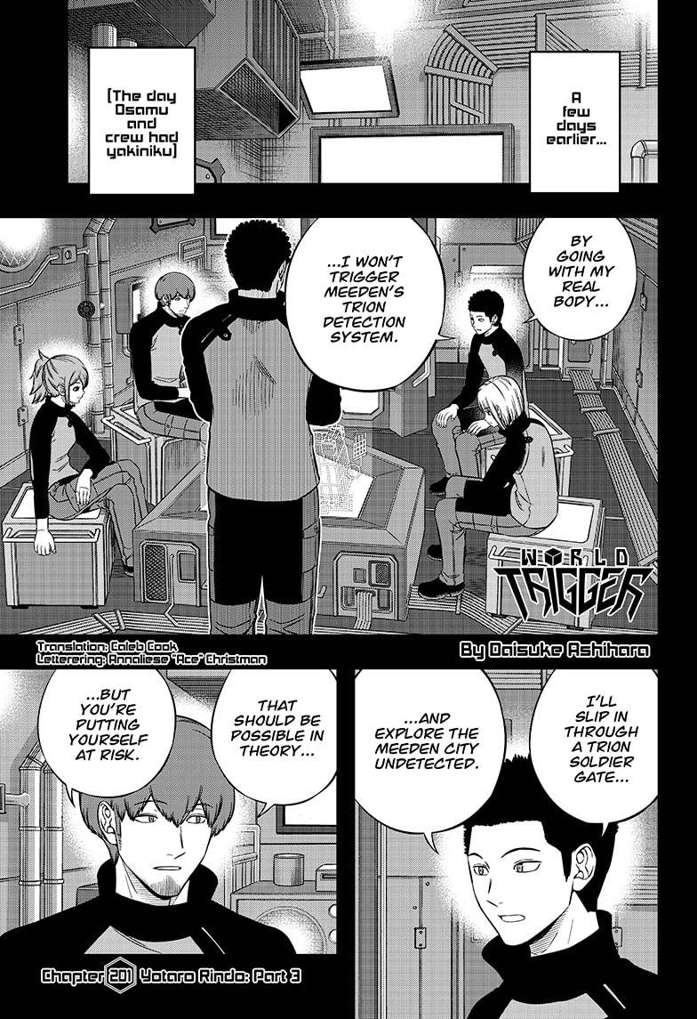 World Trigger Chapter 201 page 1 - Chapter 201