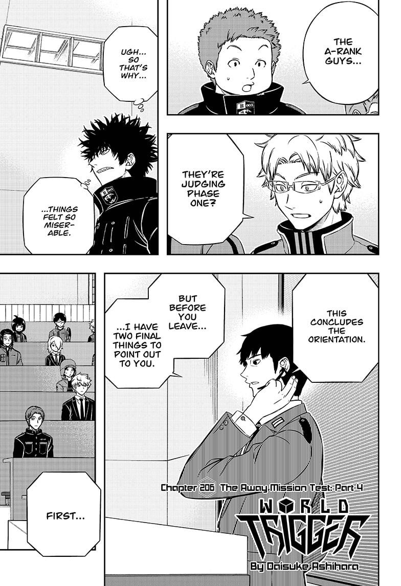 World Trigger Chapter 206 page 1 - Chapter 206