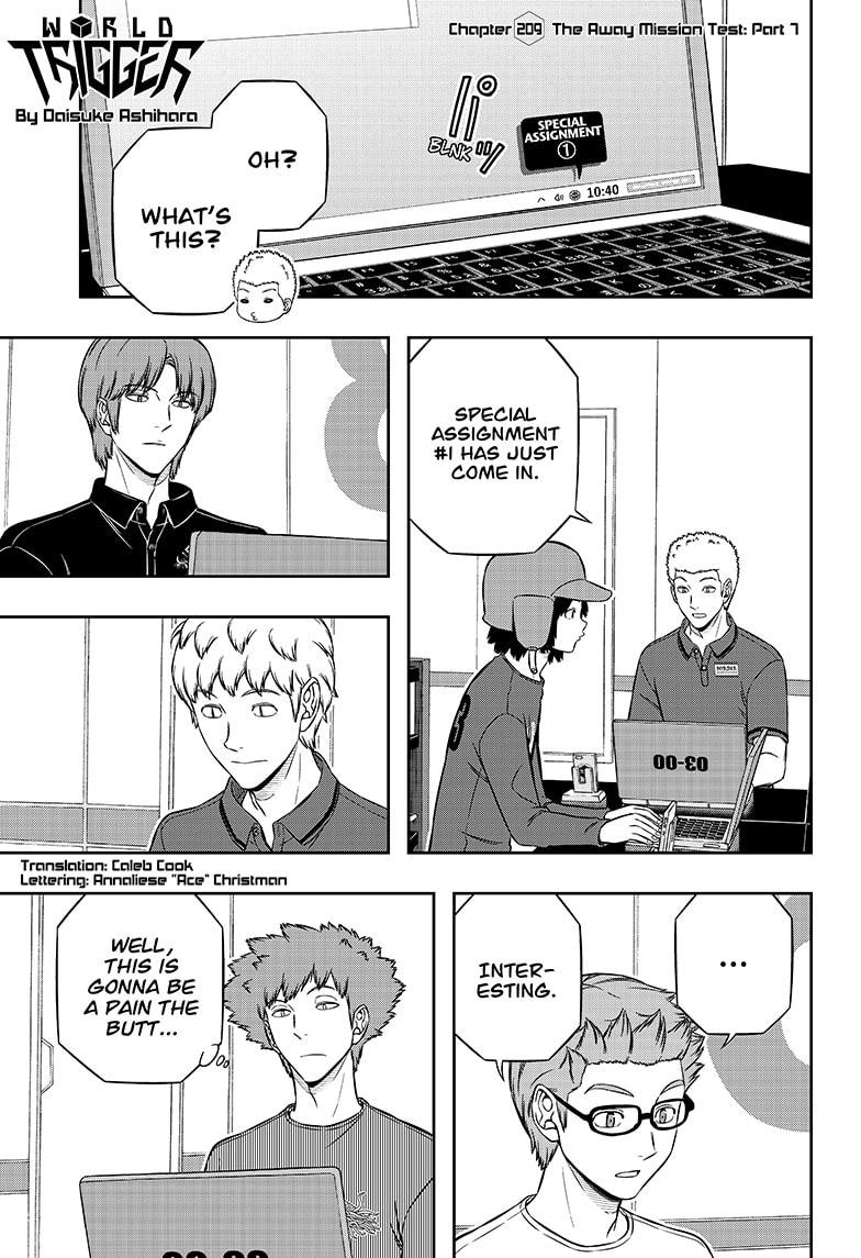 World Trigger Chapter 209 page 1 - Chapter 209