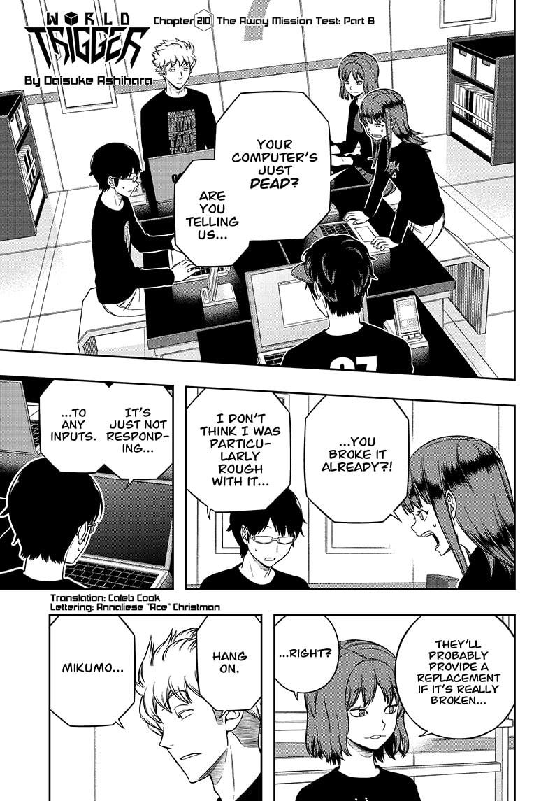 World Trigger Chapter 210 page 1 - Chapter 210