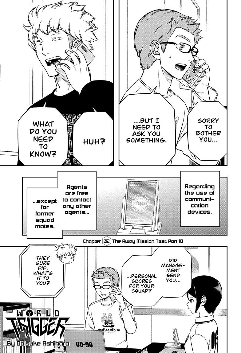 World Trigger Chapter 212 page 1 - Chapter 212