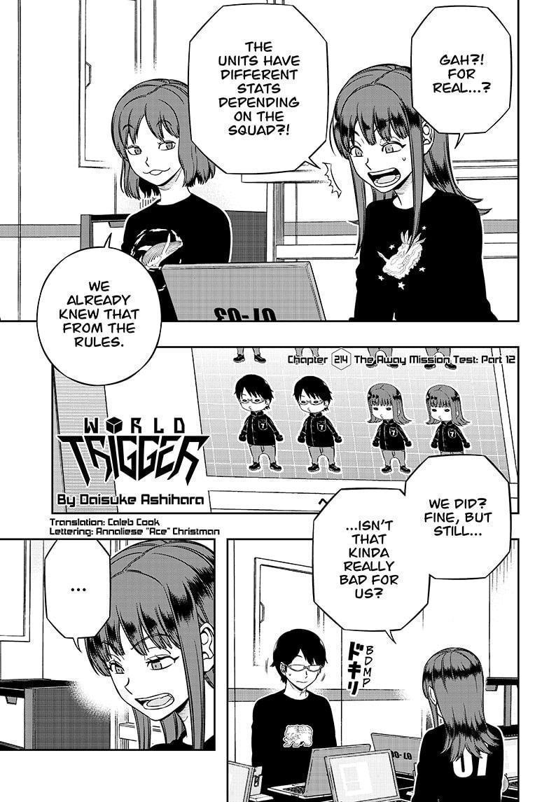 World Trigger Chapter 214 page 1 - Chapter 214