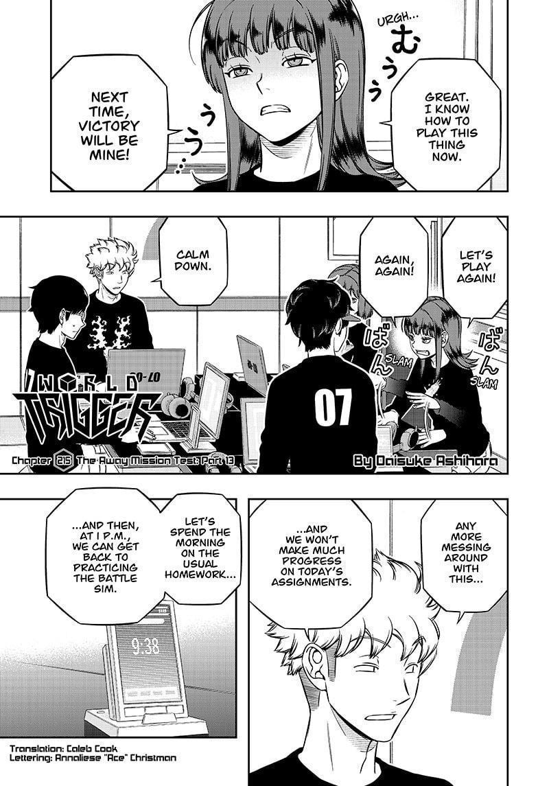 World Trigger Chapter 215 page 1 - Chapter 215