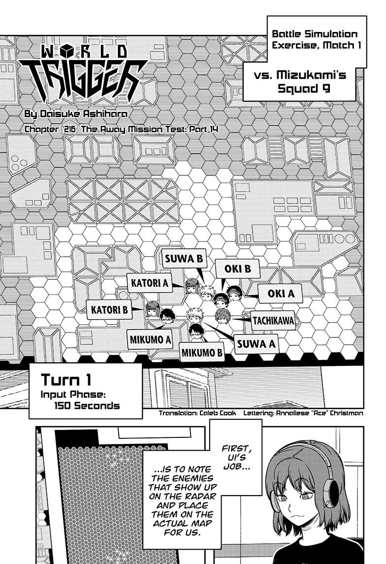 World Trigger Chapter 216 page 1 - Chapter 216