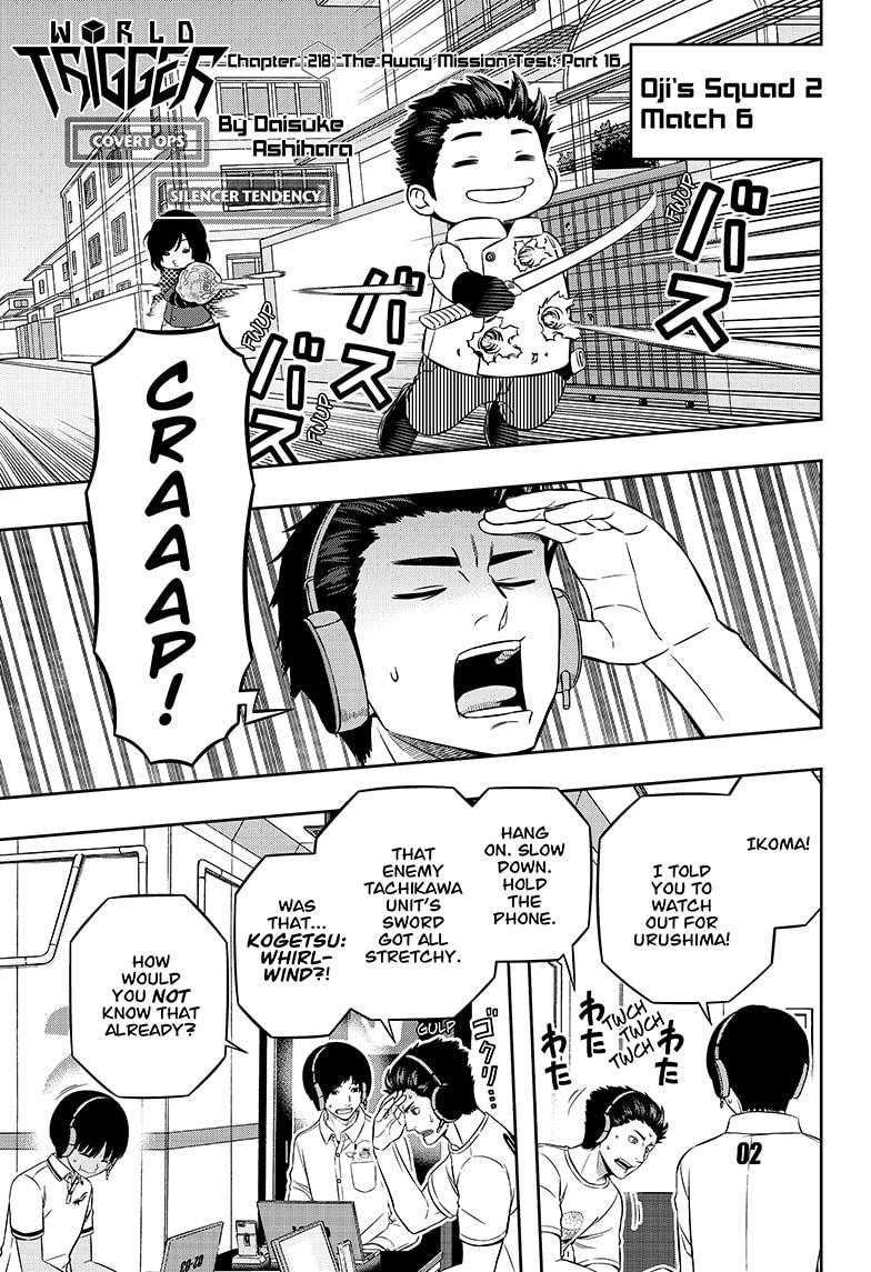 World Trigger Chapter 218 page 1 - Chapter 218
