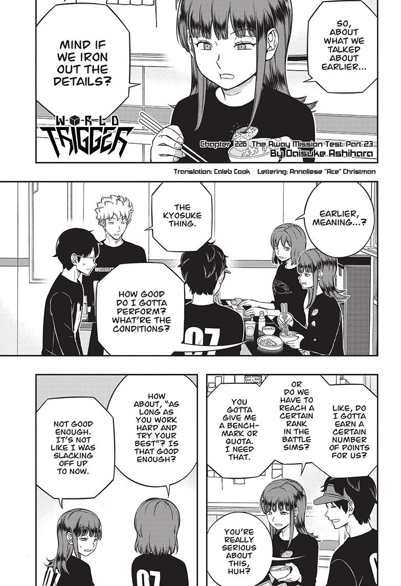 World Trigger Chapter 226 page 1 - Chapter 226