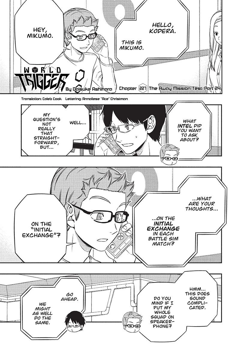 World Trigger Chapter 227 page 1 - Chapter 227