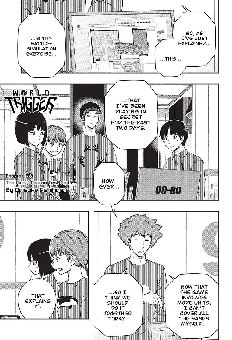 World Trigger Chapter 228 page 1 - Chapter 228
