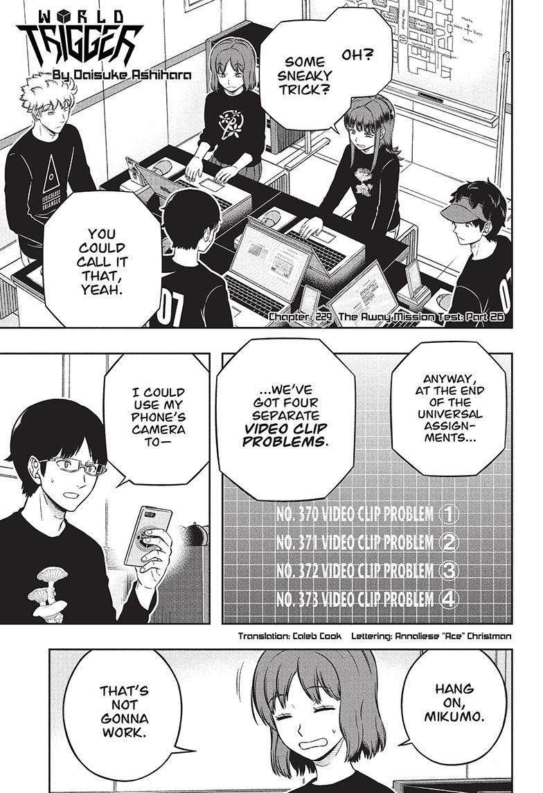 World Trigger Chapter 229 page 1 - Chapter 229