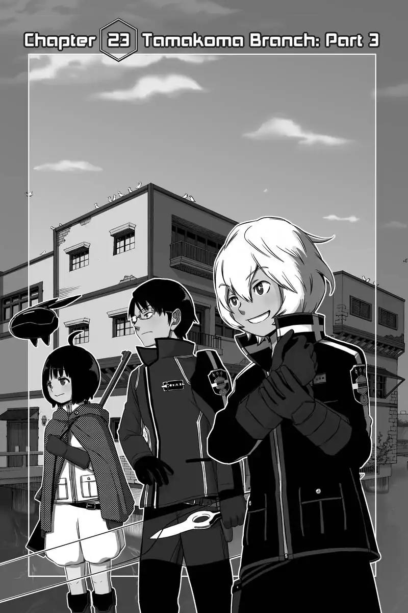 World Trigger Chapter 23 page 1 - Chapter 23: Tamakoma Branch: Part 3