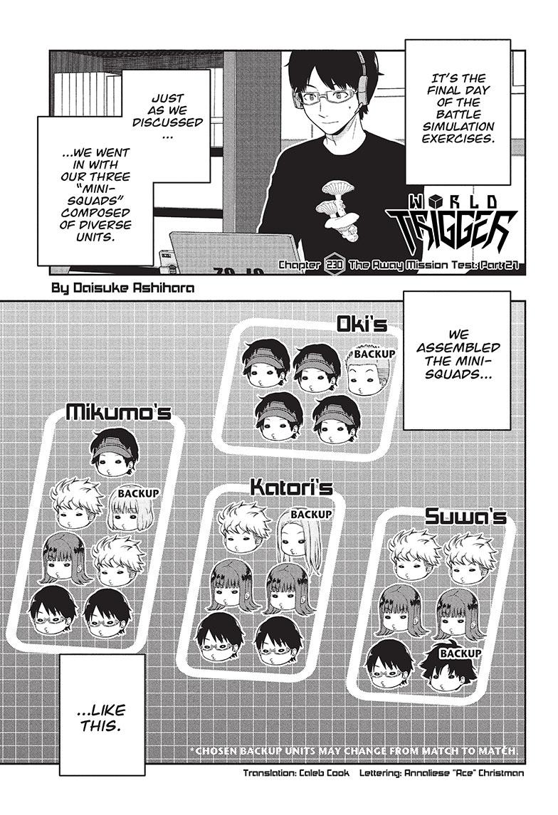 World Trigger Chapter 230 page 1 - Chapter 230