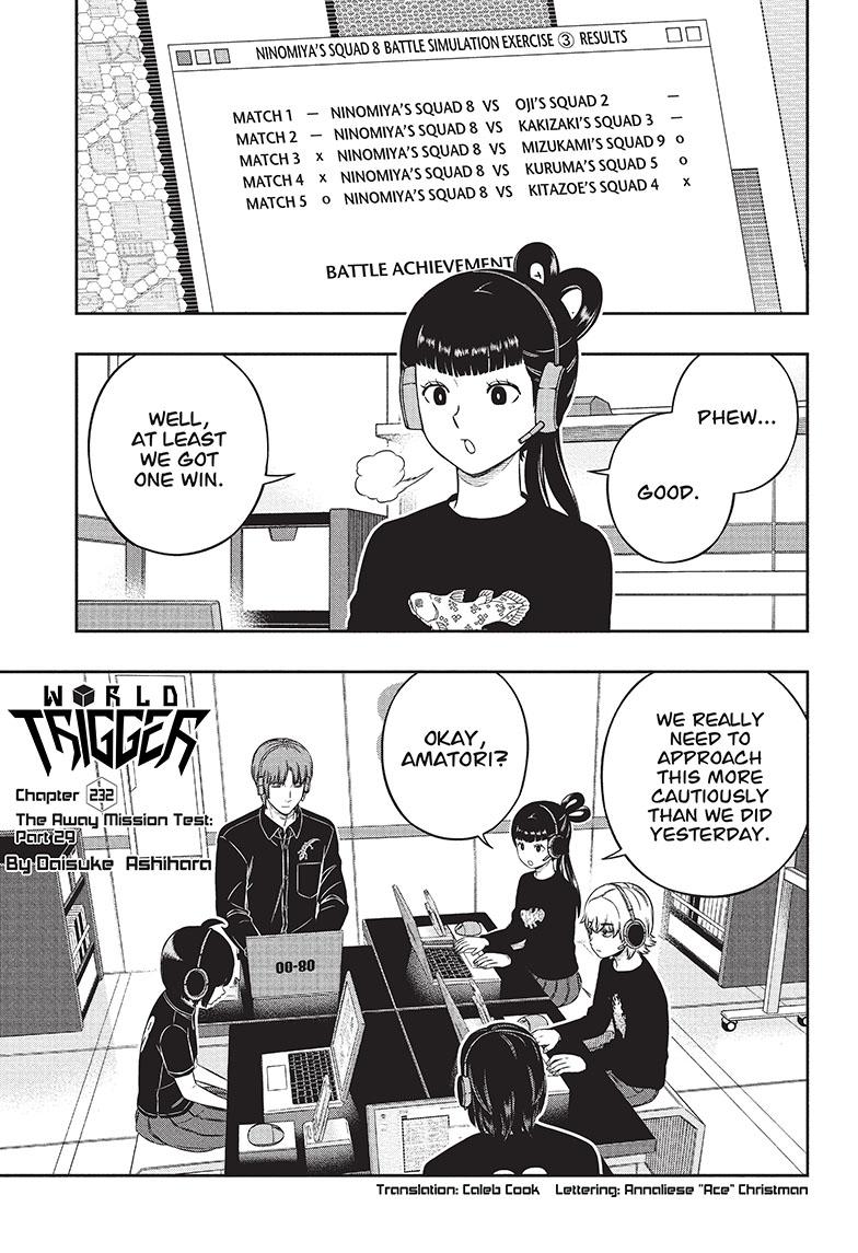 World Trigger Chapter 232 page 1 - Chapter 232