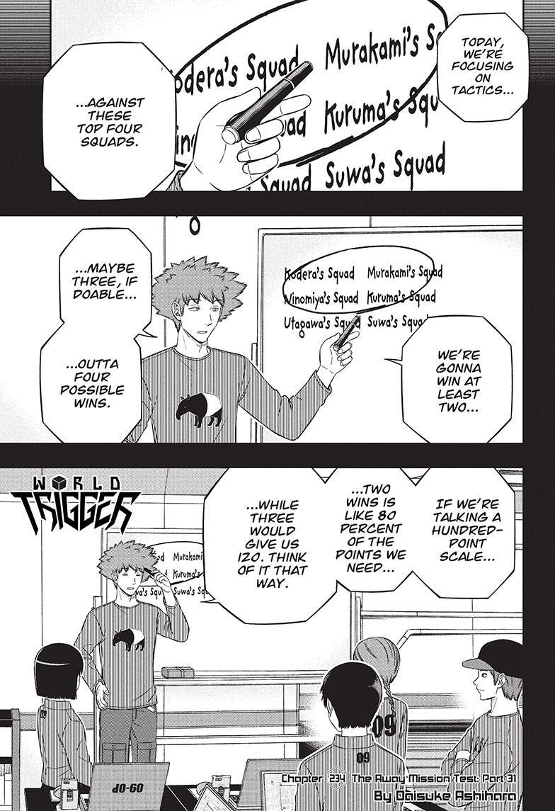 World Trigger Chapter 234 page 1 - Chapter 234