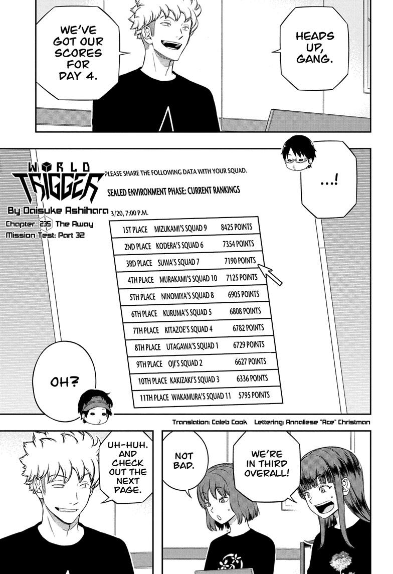 World Trigger Chapter 235 page 1 - Chapter 235