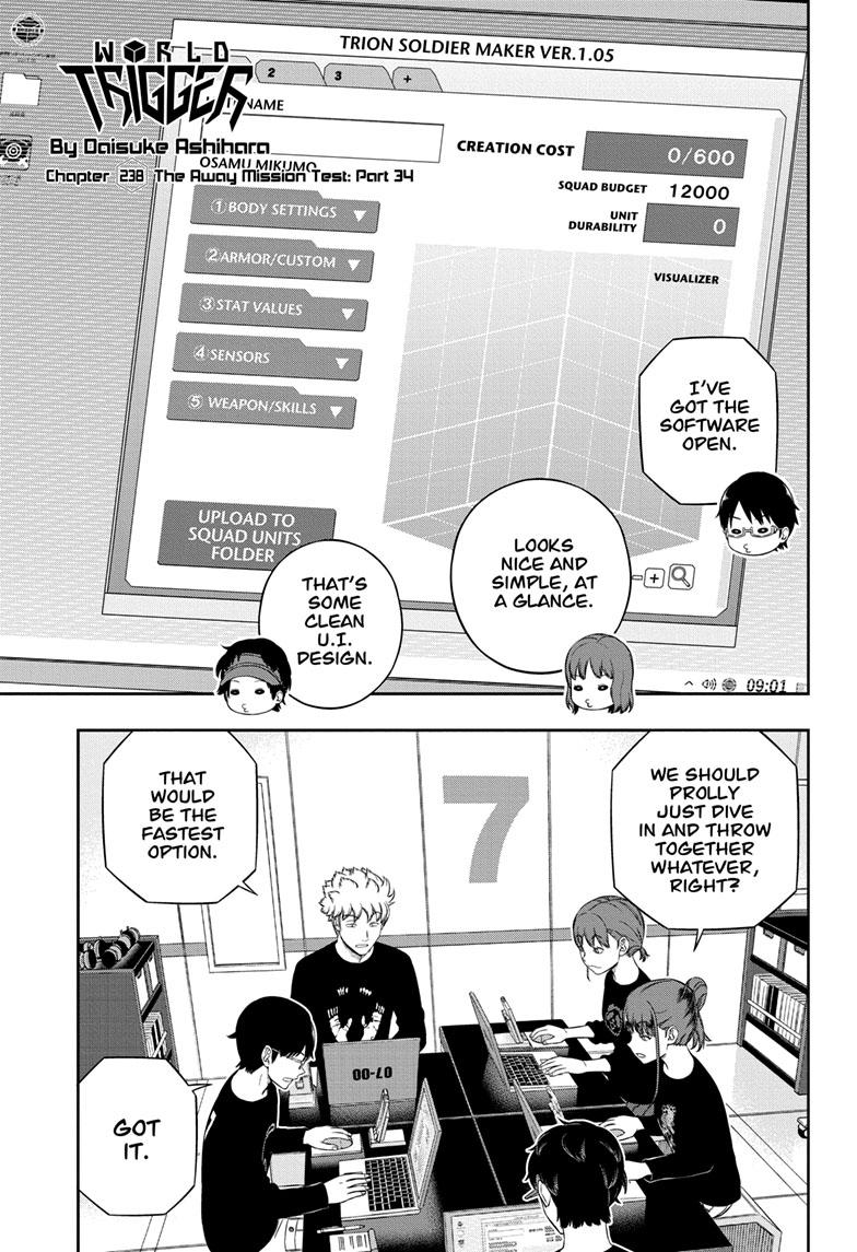 World Trigger Chapter 238 page 1 - Chapter 238
