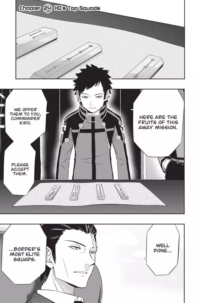 World Trigger Chapter 24 page 1 - Chapter 24: HQ's Top Squads