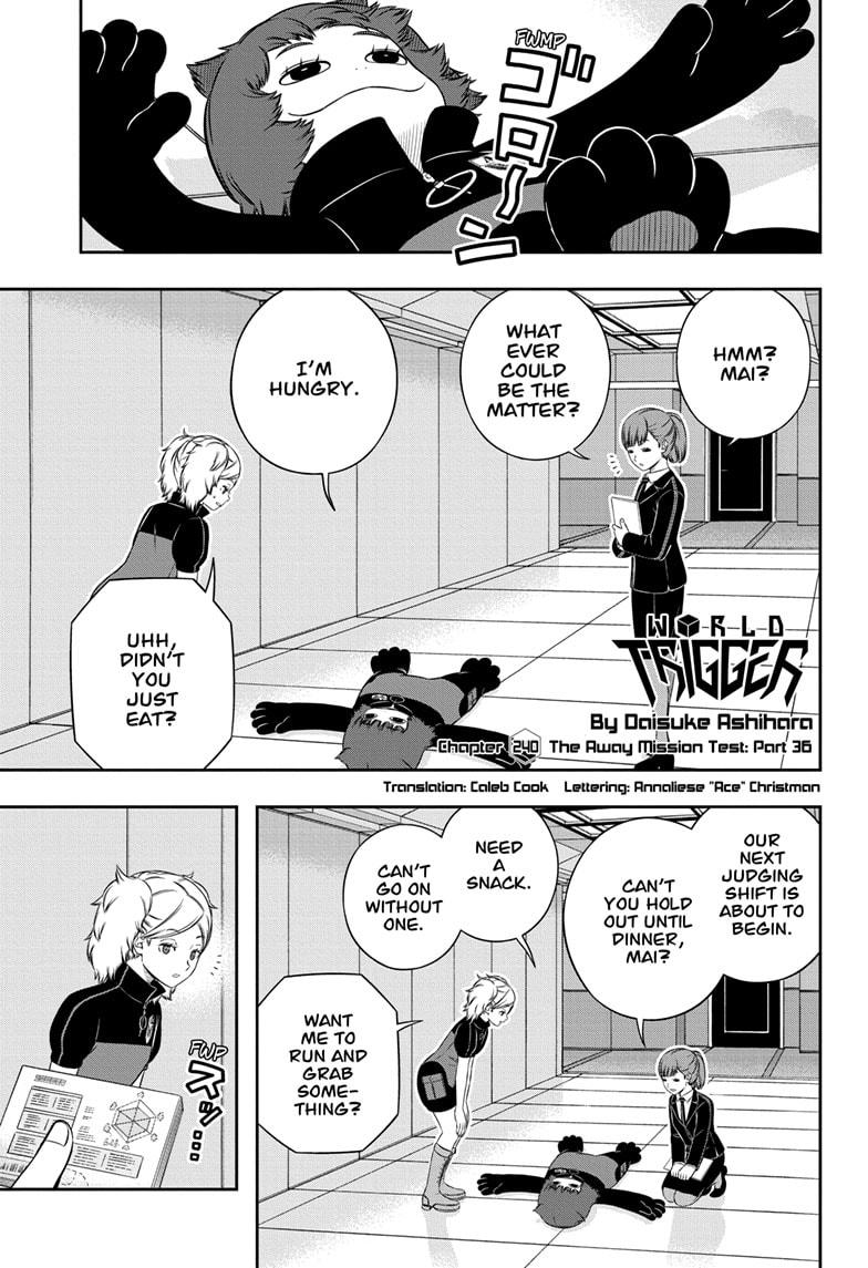 World Trigger Chapter 240 page 1 - Chapter 240