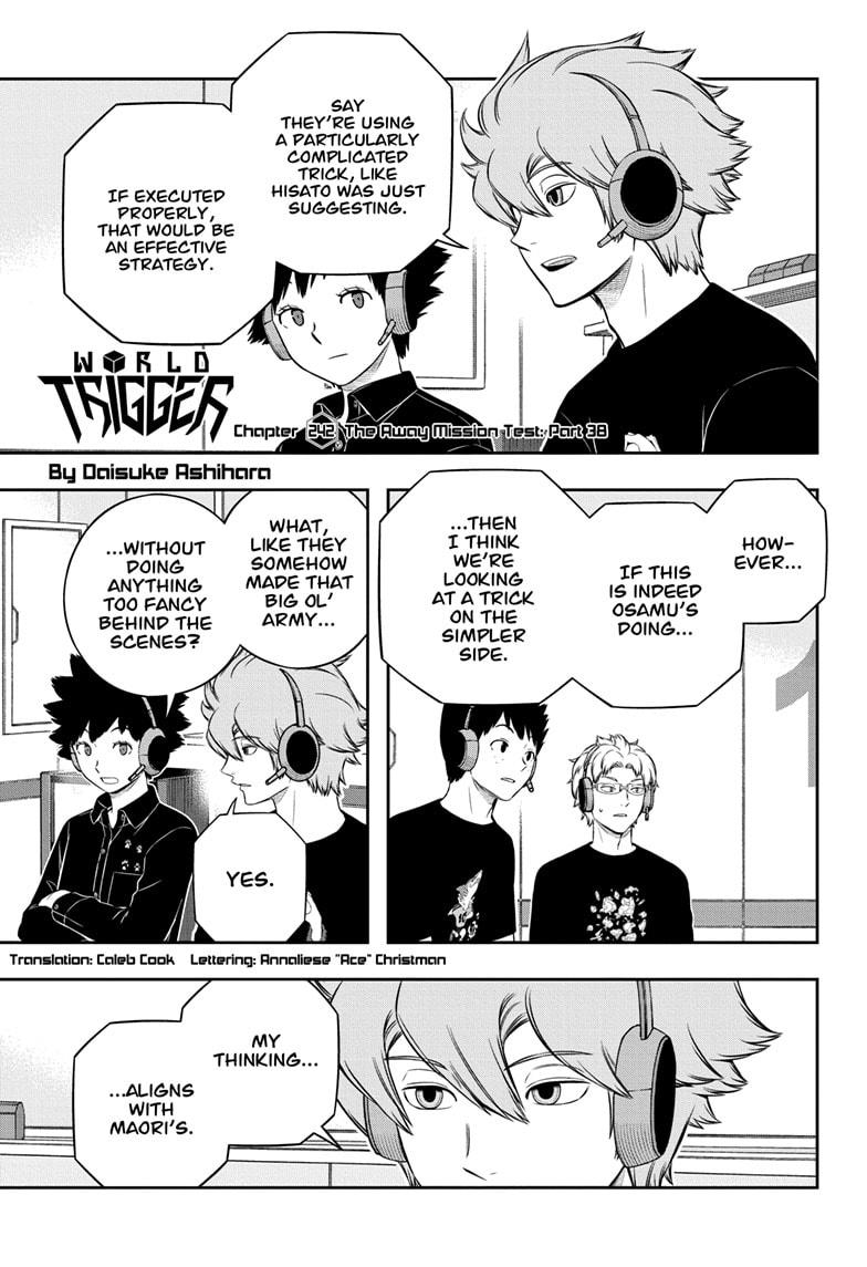 World Trigger Chapter 242 page 1 - Chapter 242