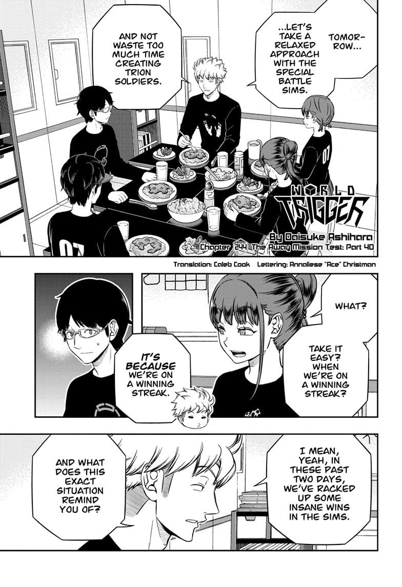World Trigger Chapter 244 page 1 - Chapter 244