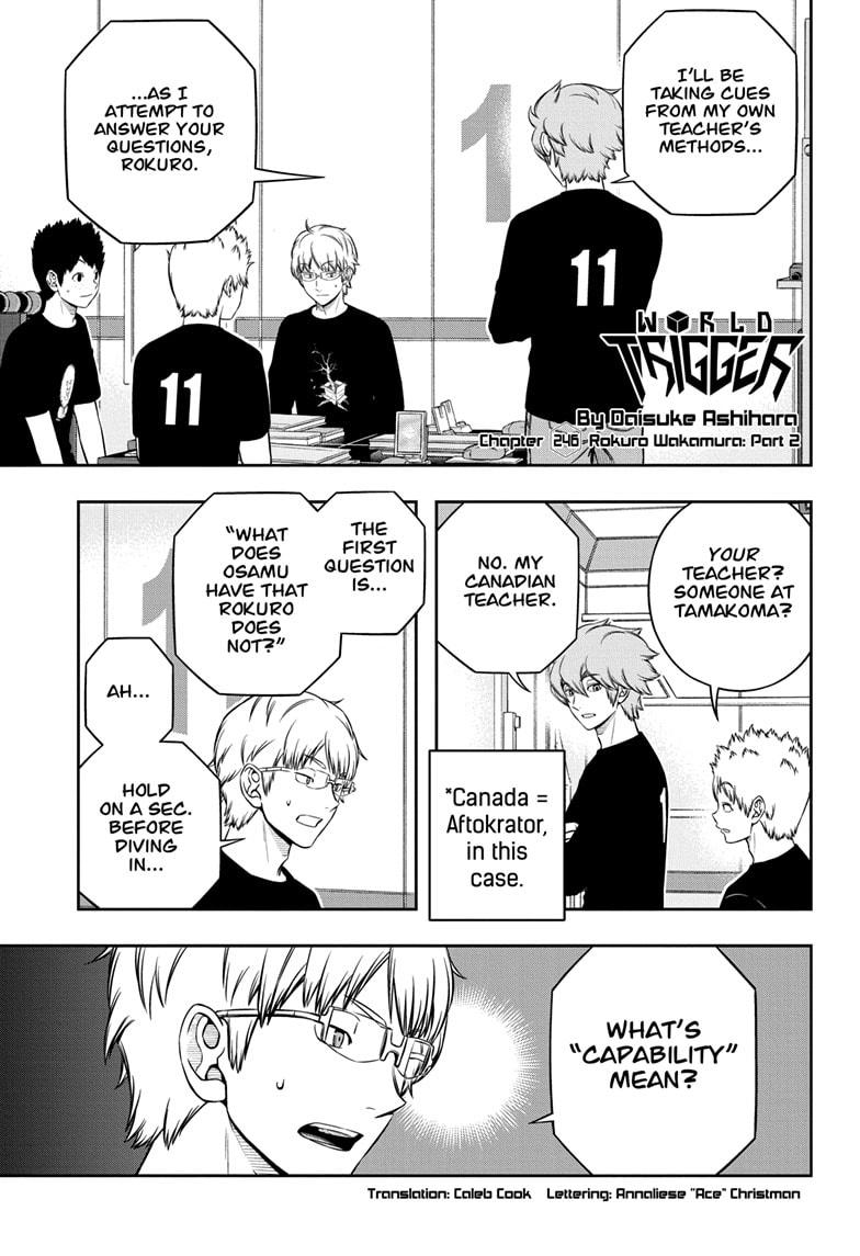 World Trigger Chapter 246 page 1 - Chapter 246