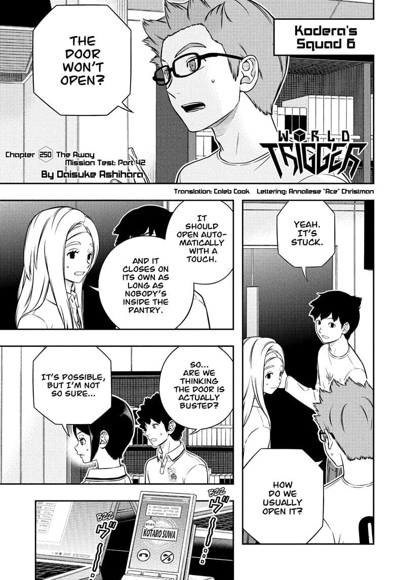 World Trigger Chapter 250 page 1 - Chapter 250