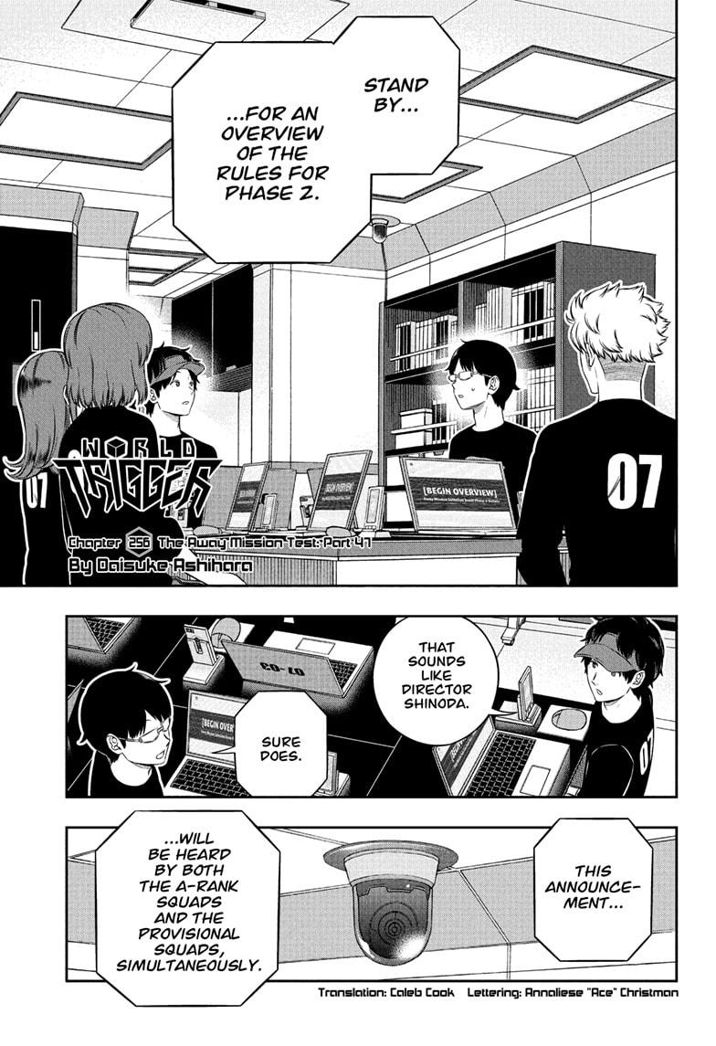 World Trigger Chapter 256 page 1 - Chapter 256