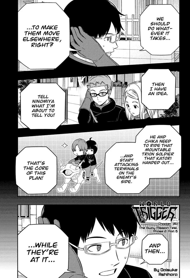 World Trigger Chapter 263 page 1 - Chapter 263
