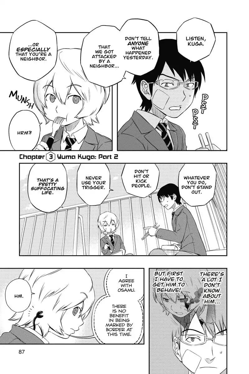World Trigger Chapter 3 page 1 - Chapter 3: Yuma Kuga: Part 2