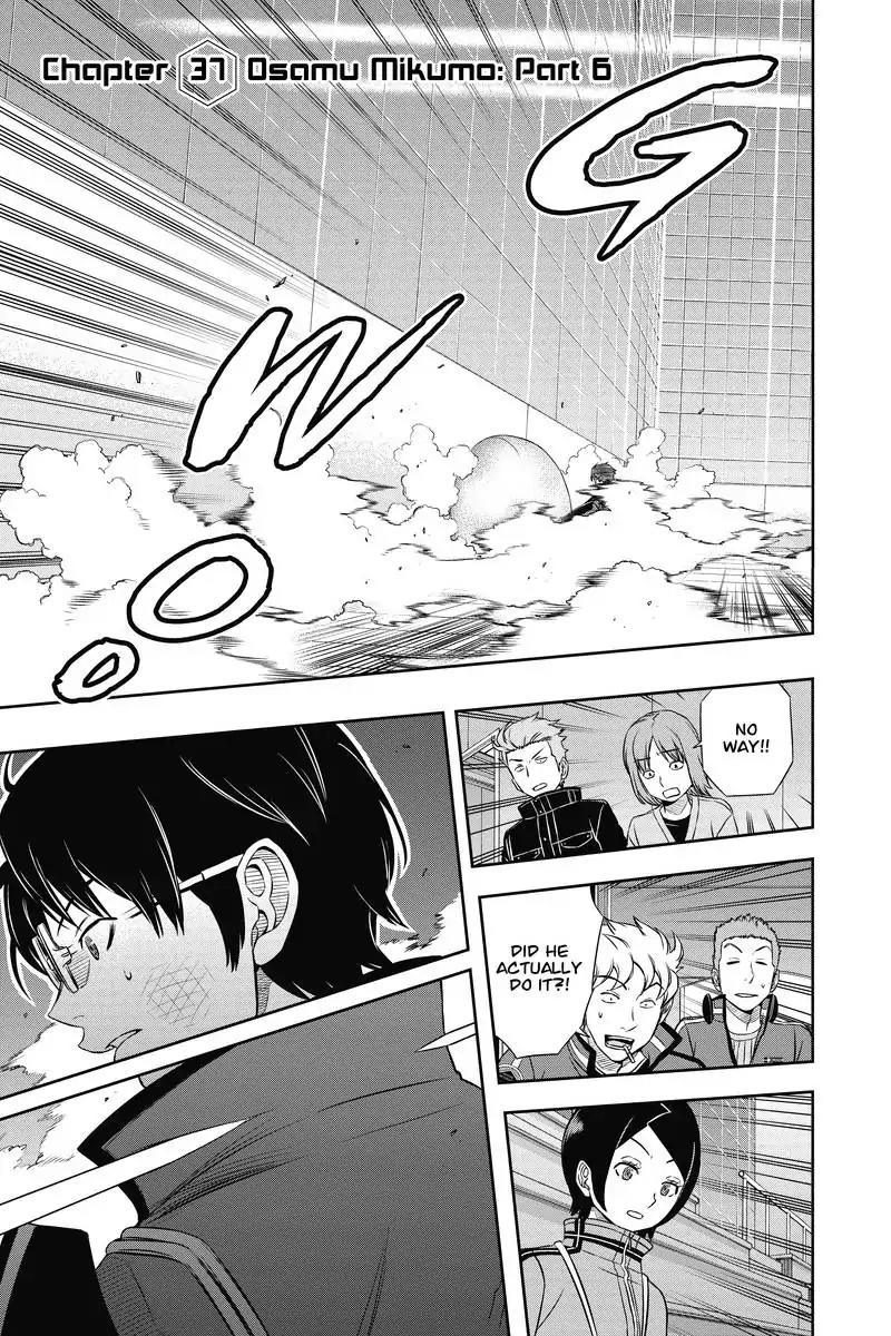 World Trigger Chapter 37 page 1 - Chapter 37: Osamu Mikumo: Part 6