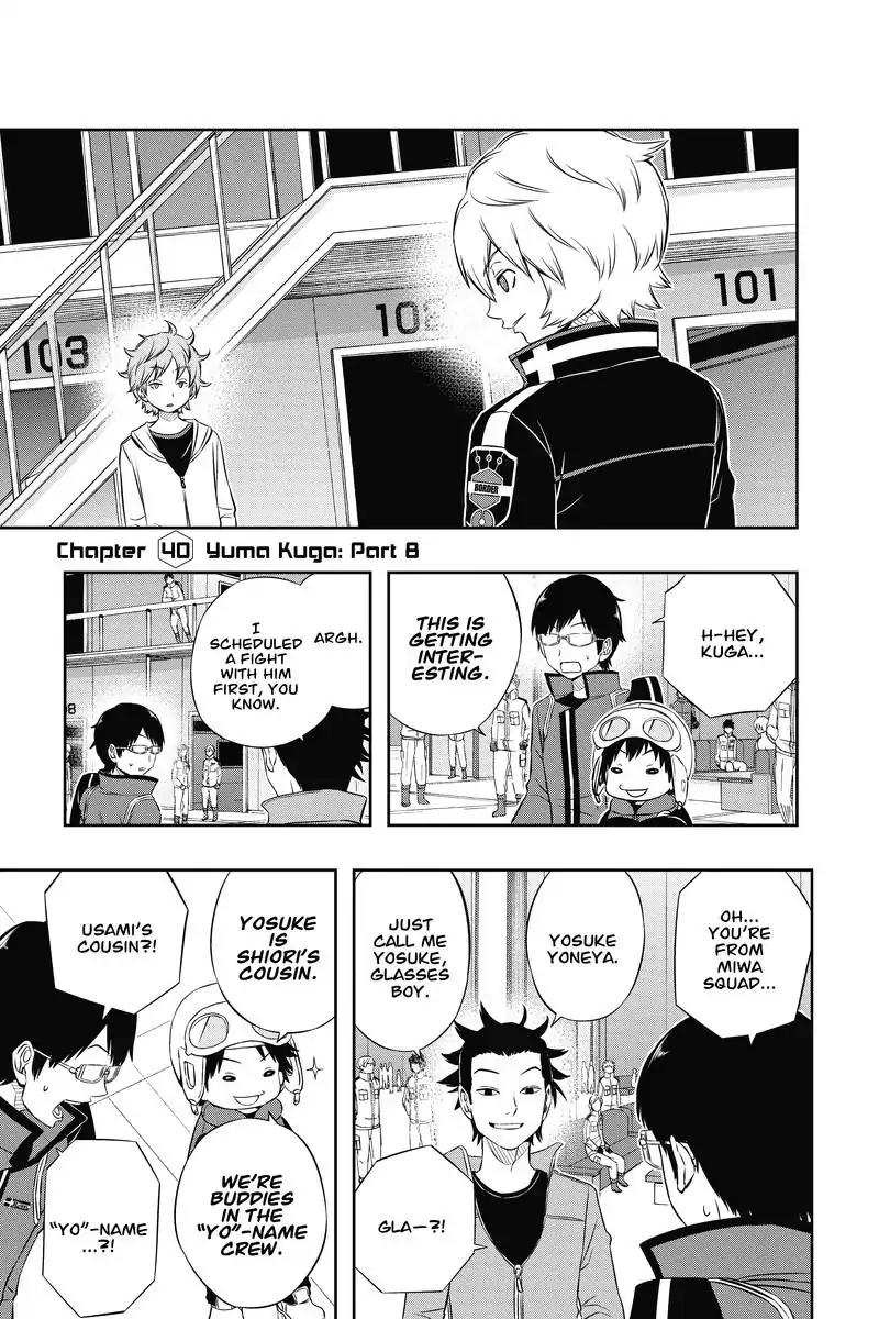 World Trigger Chapter 40 page 1 - Chapter 40: Yuma Kuga: Part 8