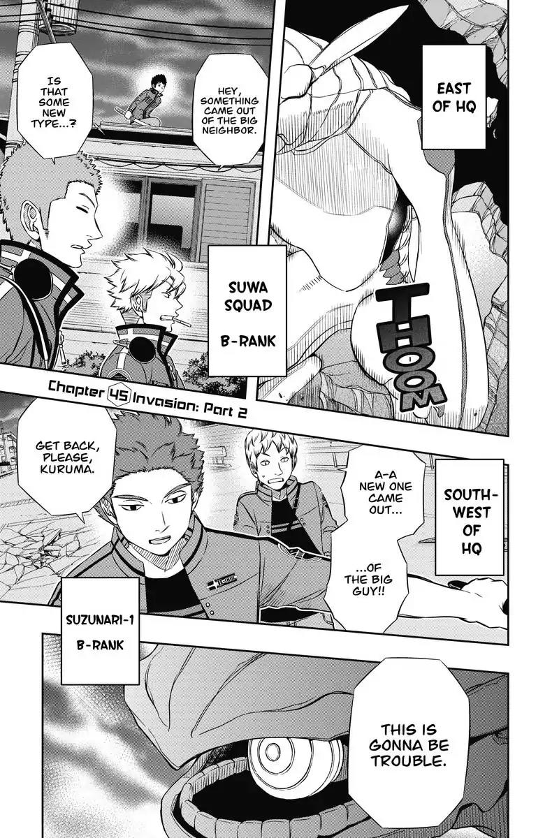 World Trigger Chapter 45 page 1 - Chapter 45: Invasion: Part 2
