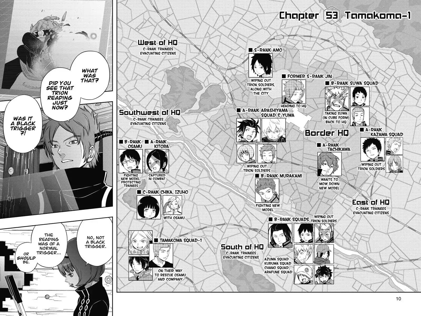 World Trigger Chapter 53 page 9 - Chapter 53: Tamakoma-1