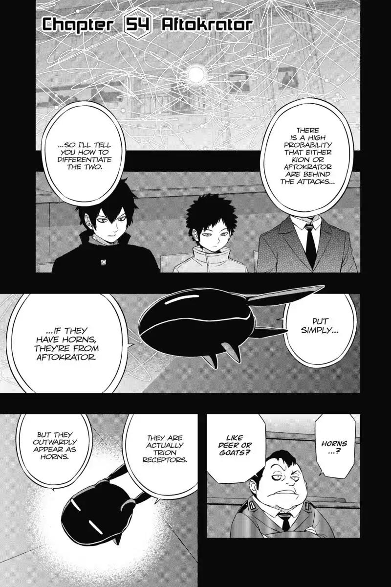 World Trigger Chapter 54 page 1 - Chapter 54: Aftokrator