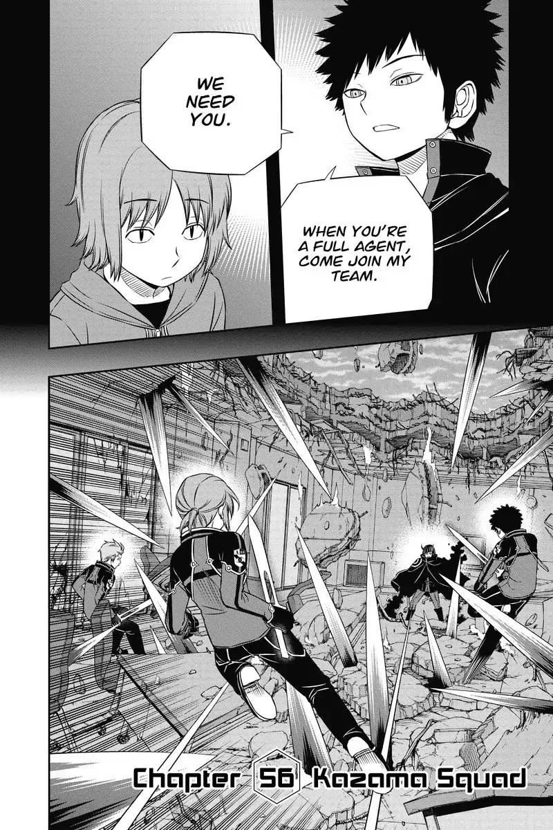 World Trigger Chapter 56 page 4 - Chapter 56: Kazama Squad