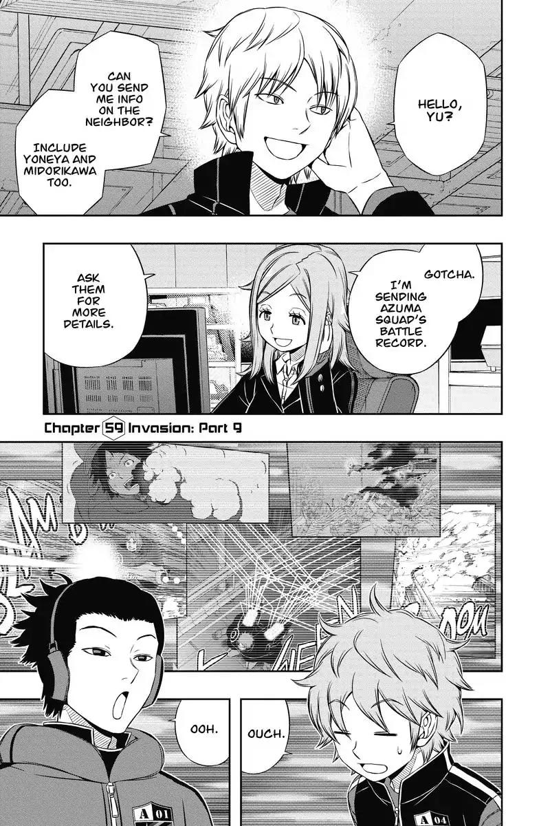 World Trigger Chapter 59 page 1 - Chapter 59: Invasion: Part 9