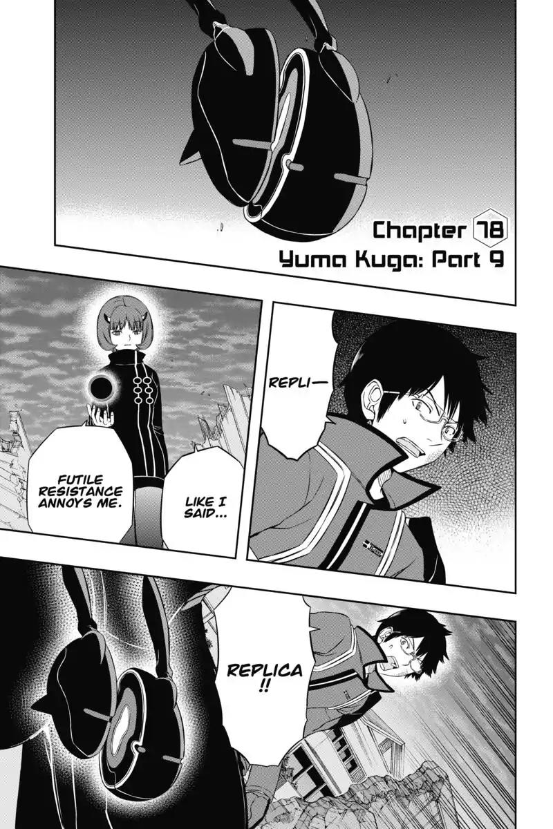 World Trigger Chapter 78 page 1 - Chapter 78: Yuma Kuga: Part 9