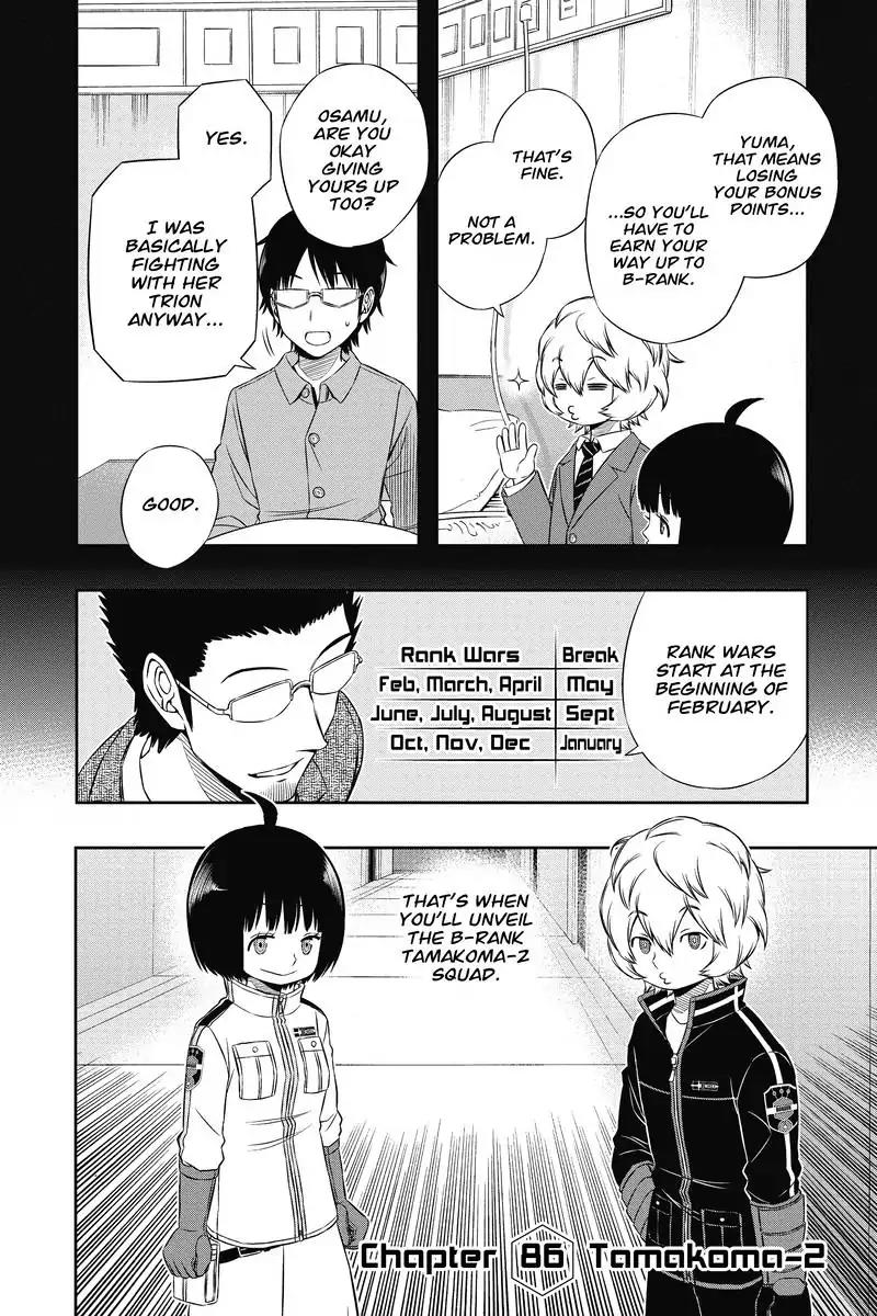 World Trigger Chapter 86 page 2 - Chapter 86: Tamakoma-2