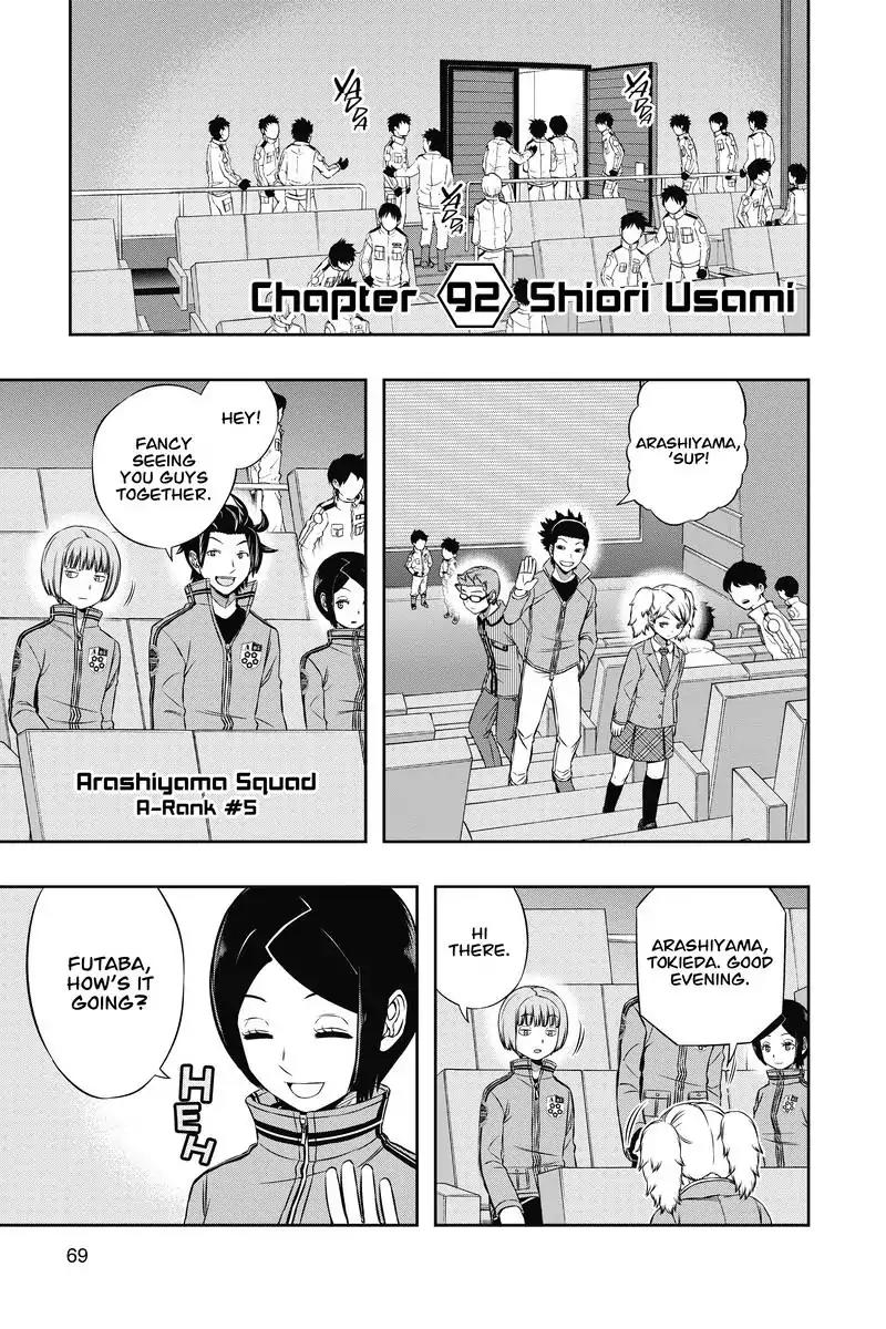 World Trigger Chapter 92 page 1 - Chapter 92: Shiori Usami