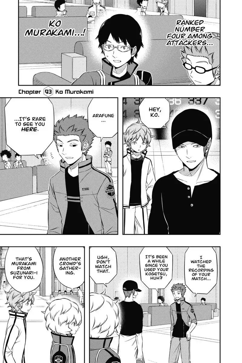 World Trigger Chapter 93 page 1 - Chapter 93: Ko Murakami