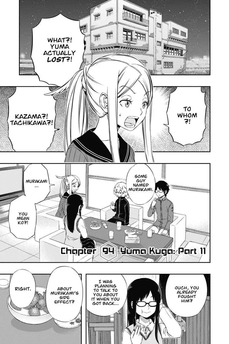 World Trigger Chapter 94 page 1 - Chapter 94: Yuma Kuga: Part 11
