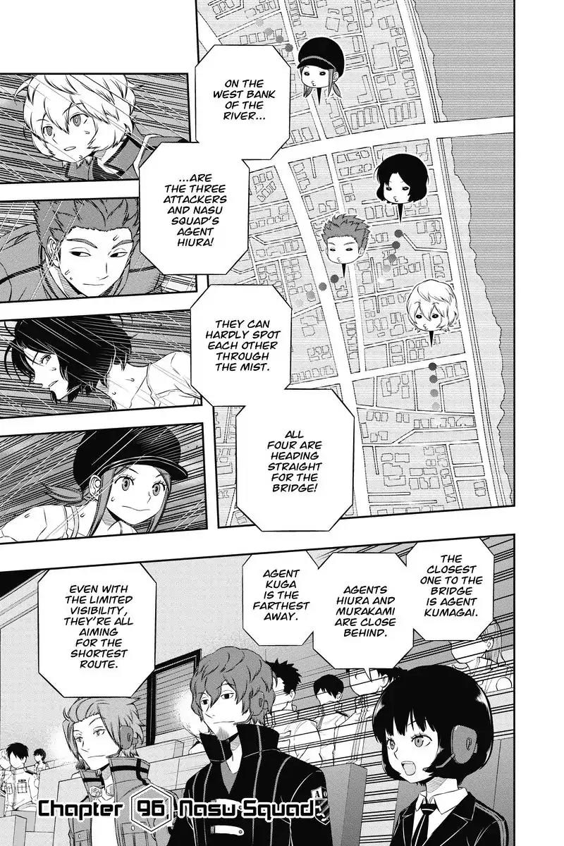 World Trigger Chapter 96 page 1 - Chapter 96: Nasu Squad