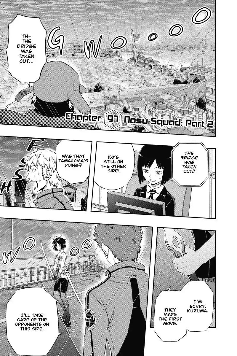 World Trigger Chapter 97 page 1 - Chapter 97: Nasu Squad: Part 2