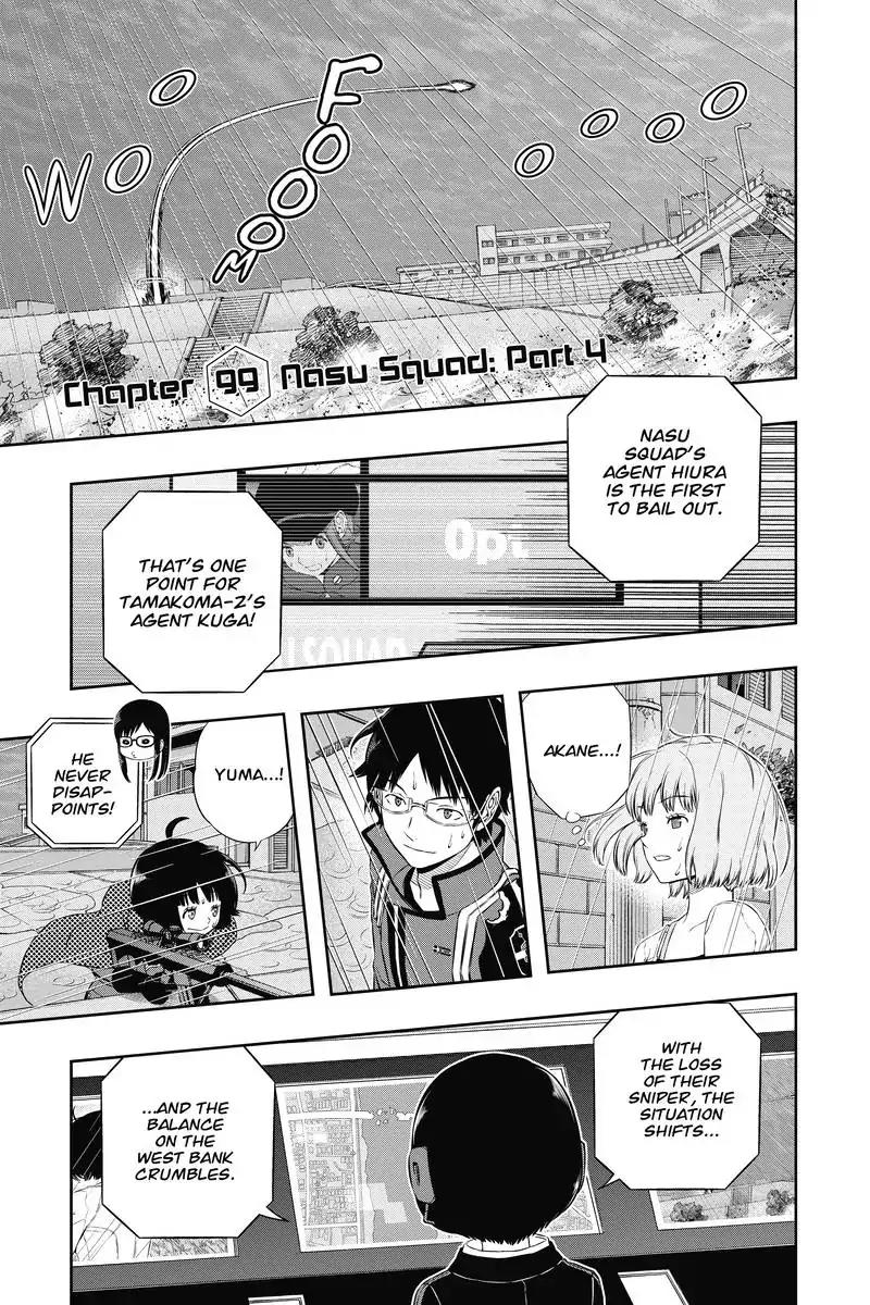 World Trigger Chapter 99 page 1 - Chapter 99: Nasu Squad: Part 4