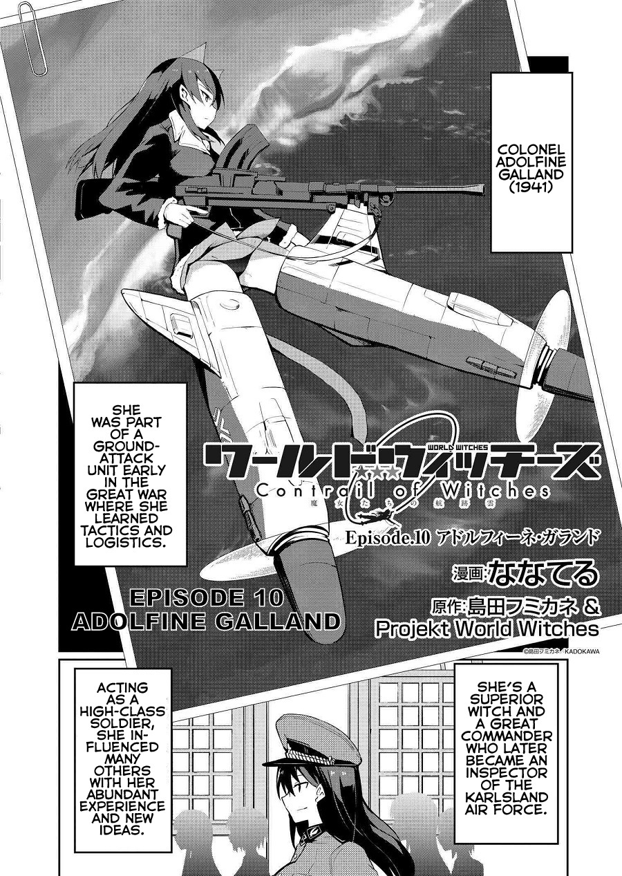 World Witches - Contrail of Witches Chapter 10 page 2 - Chapter 10: Adolfine Galland