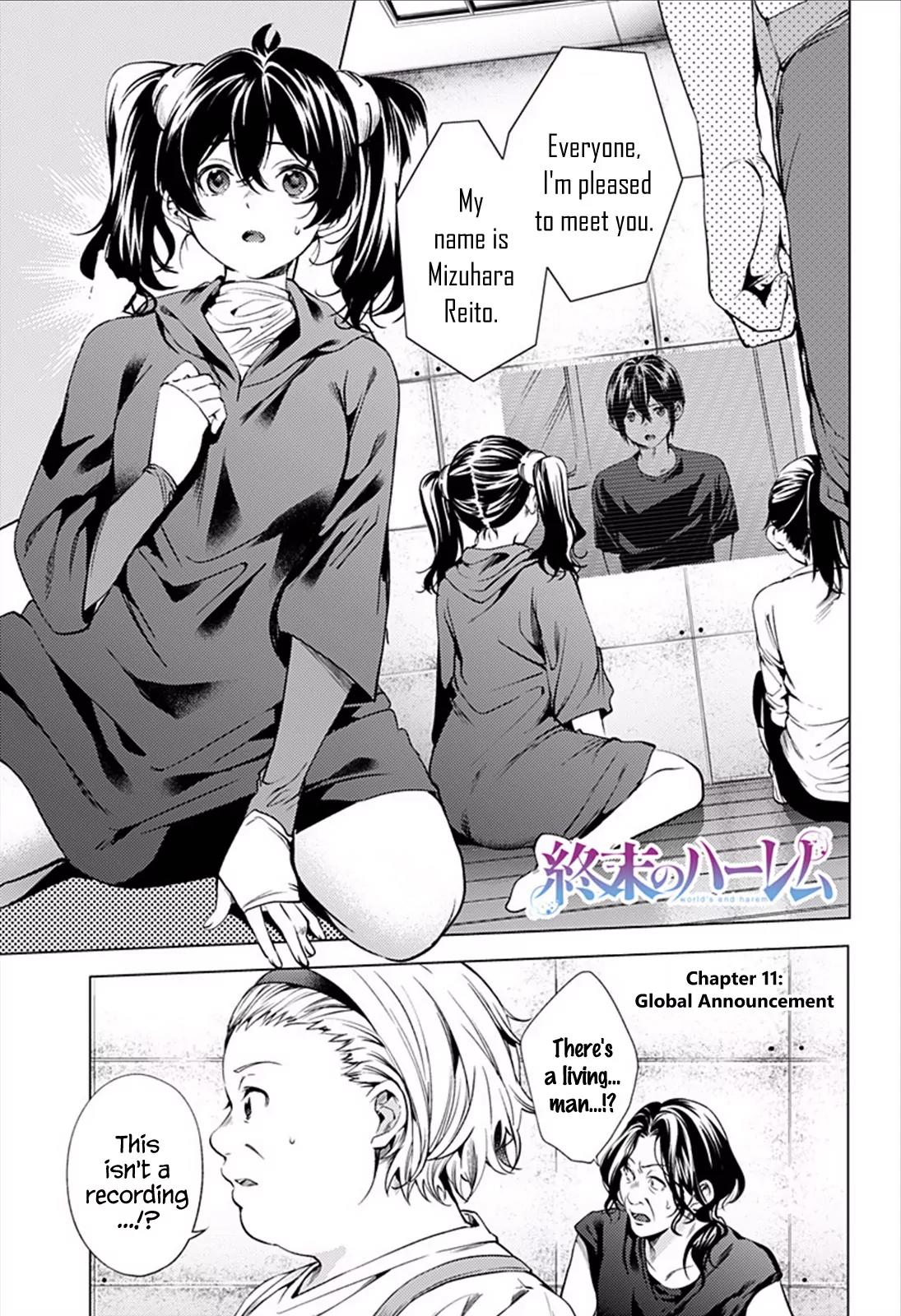 World's End Harem Chapter 11 page 1 - Chapter 11: Global Announcement