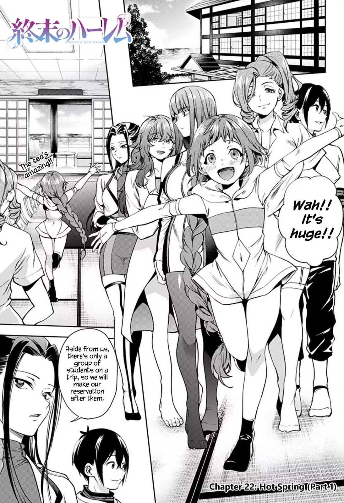 World's End Harem Chapter 22 page 1 - Chapter 22: Hot Spring (Part 1)
